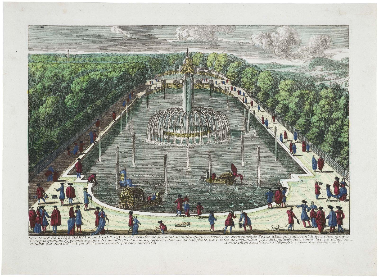 LE BASSIN DE L'ISLE D'AMOUR où L'ISLE ROYALE (titre inscrit)