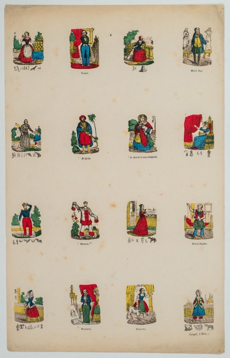 8 (titre inscrit) ; rébus (titre factice)