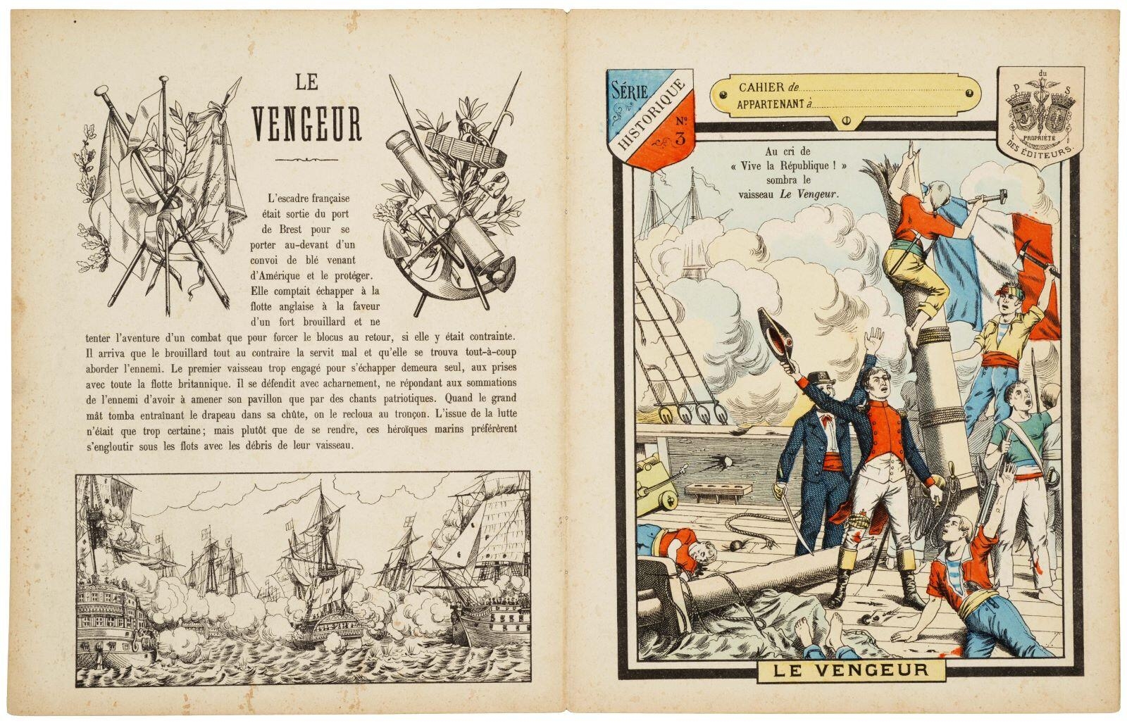 SÉRIE HISTORIQUE N°. / 3 / LE VENGEUR (titre inscrit)