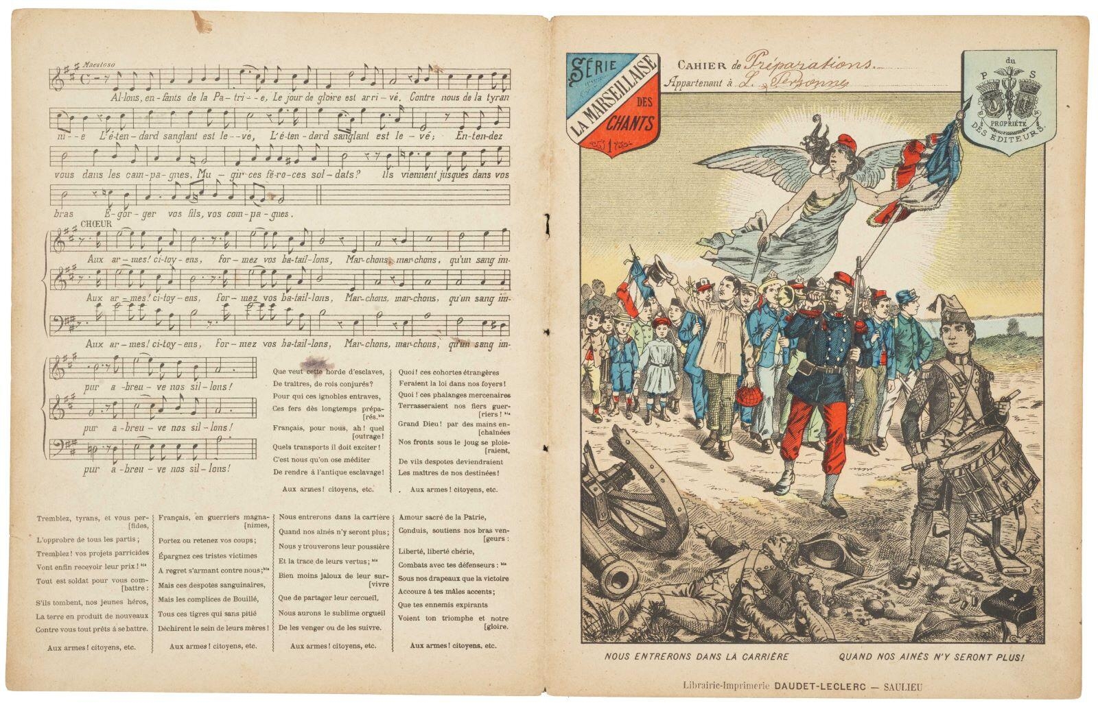 SÉRIE / DES / CHANTS / 1 / LA MARSEILLAISE (titre inscrit)