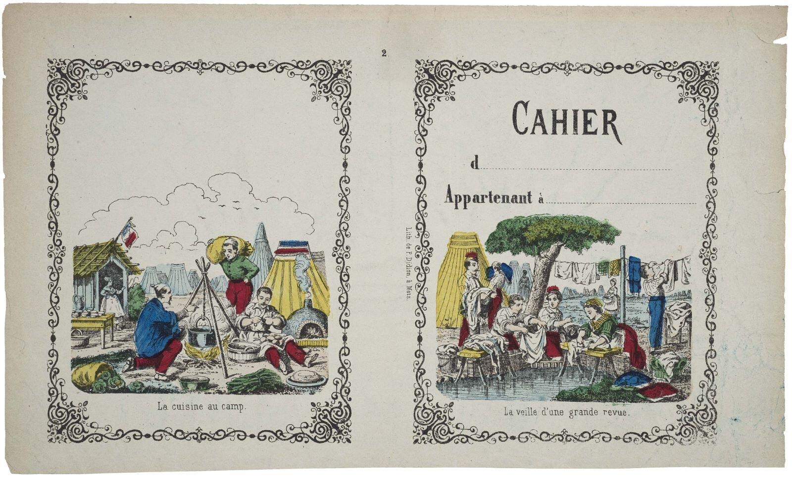 La cuisine au camp. / La veille d'une grande revue. 2. (titre inscrit)
