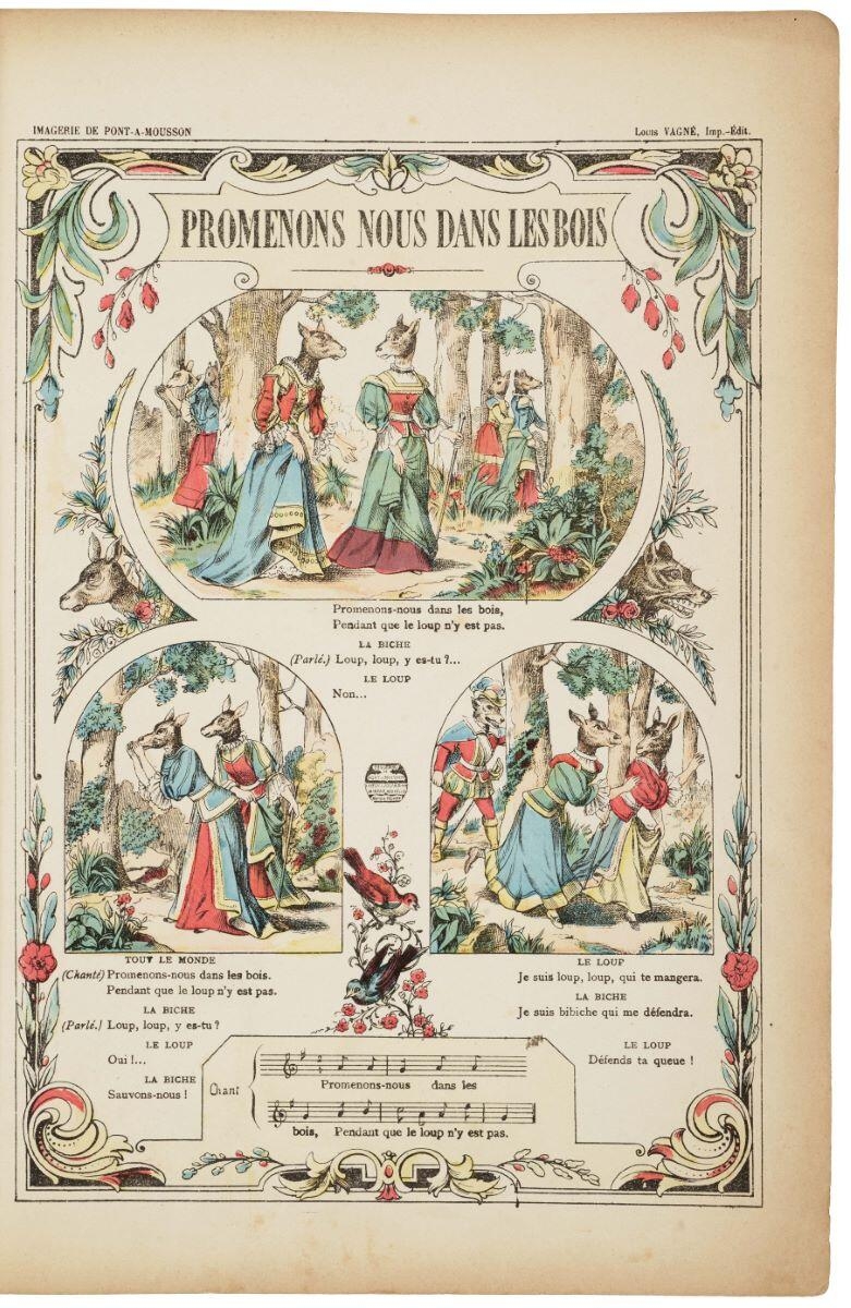 PROMENONS NOUS DANS LES BOIS (titre inscrit)