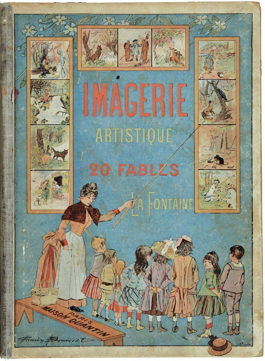 IMAGERIE / ARTISTIQUE / 20 FABLES / DE / LA FONTAINE (titre inscrit)