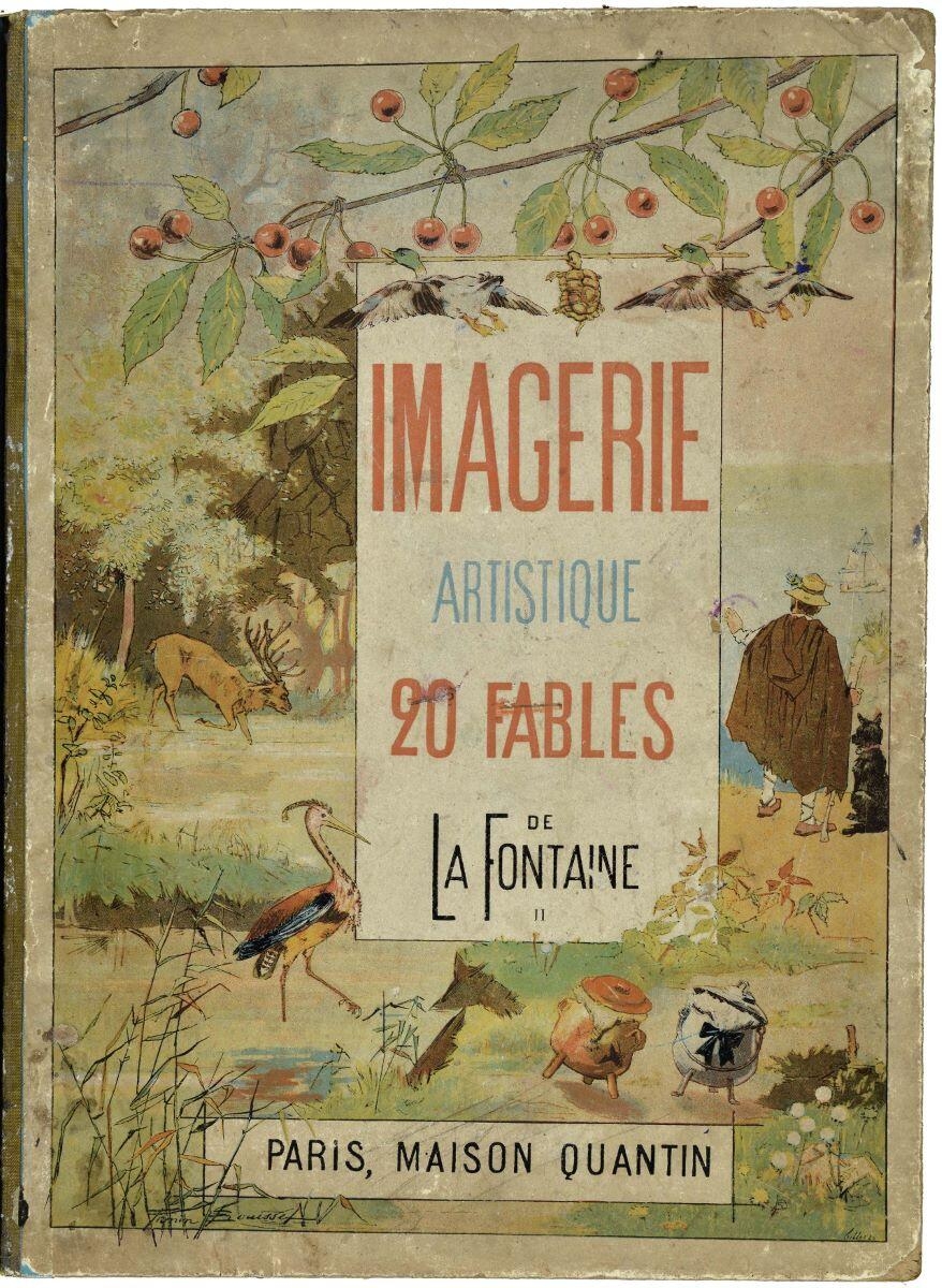 IMAGERIE / ARTISTIQUE / 20 FABLES / DE / LA FONTAINE (titre inscrit)