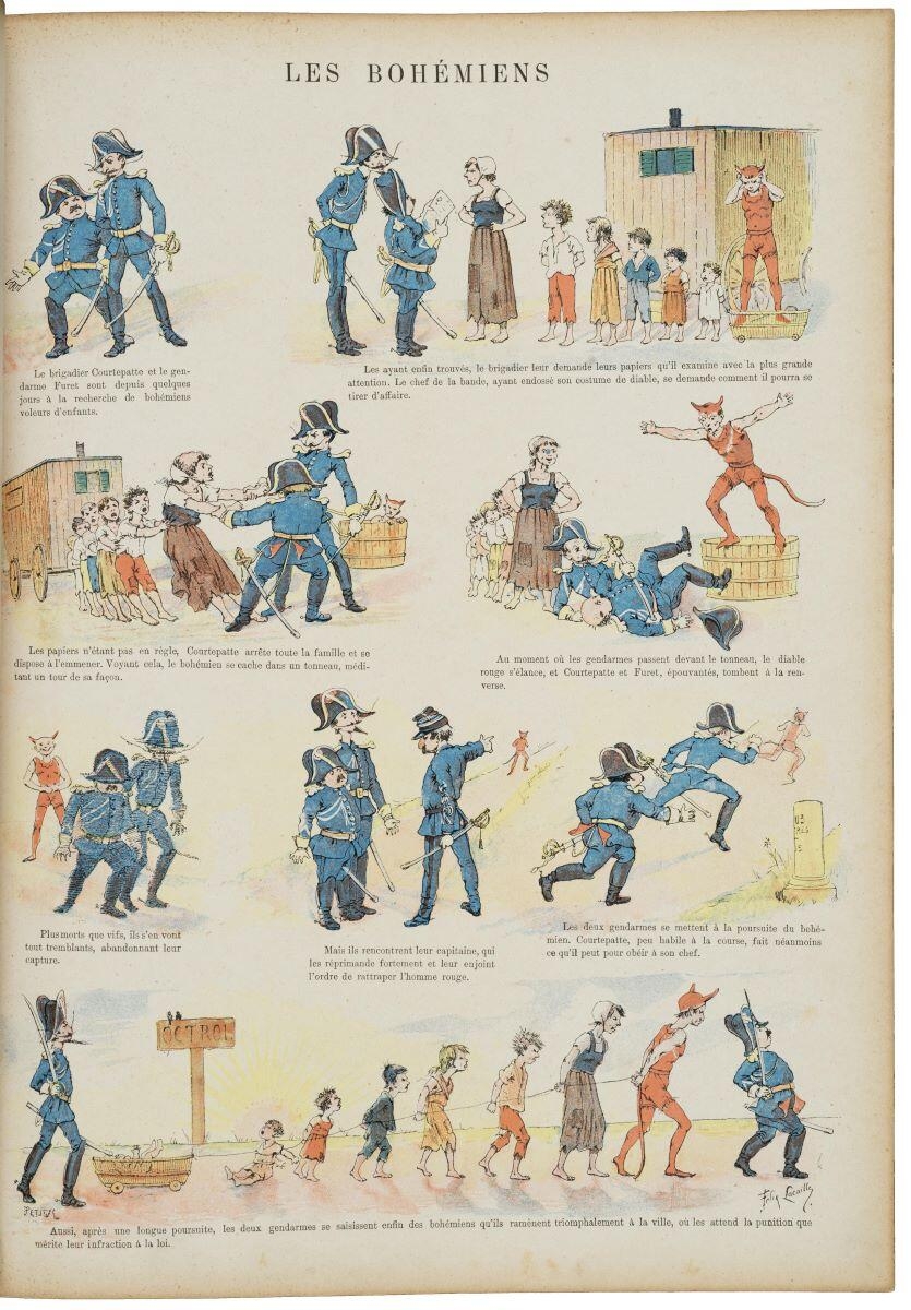 LES BOHÉMIENS (titre inscrit)