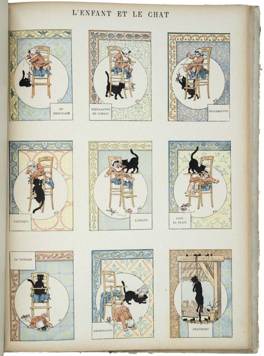 L’ENFANT ET LE CHAT (titre inscrit)