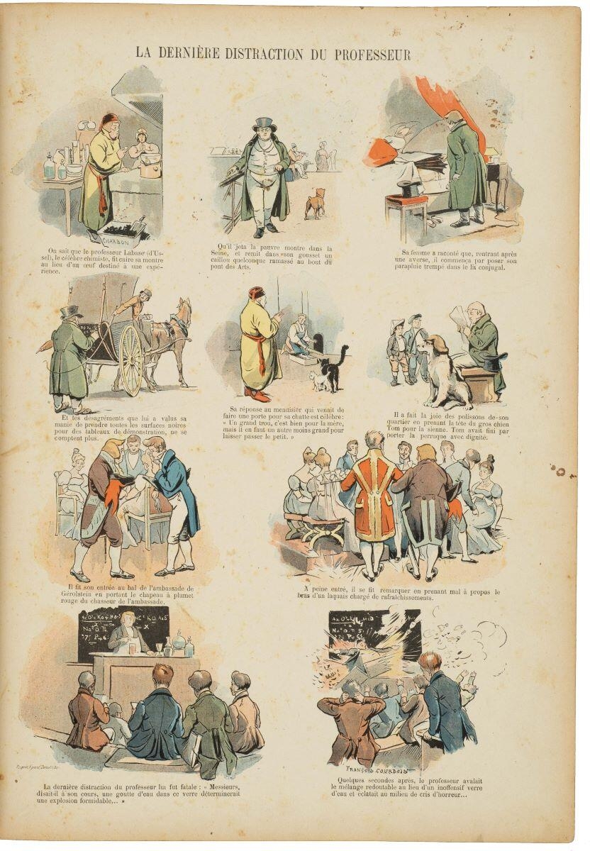 LA DERNIÈRE DISTRACTION DU PROFESSEUR (titre inscrit)