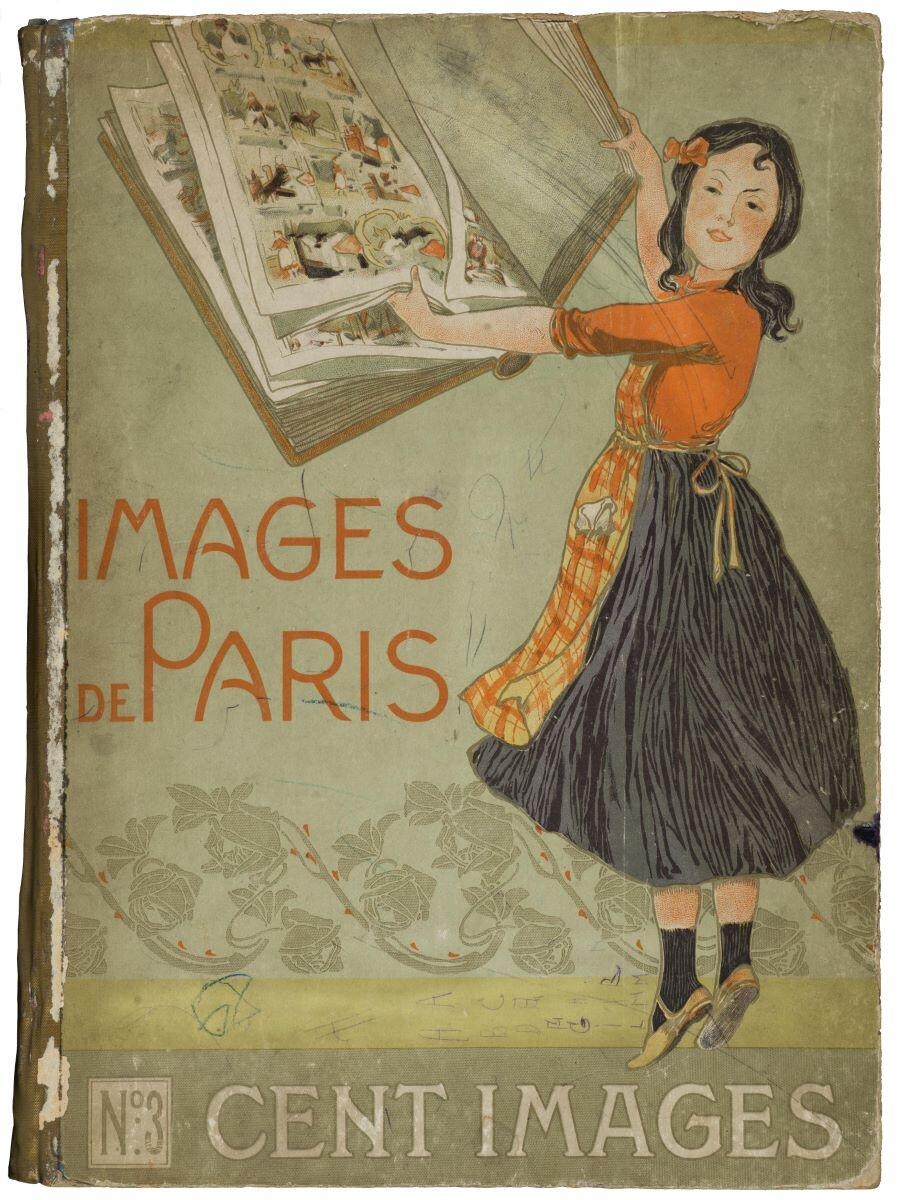 IMAGES / DE PARIS / CENT IMAGES N°:3 (titre inscrit) ; couverture dont la dernière de couverture est illustrée par une vignette de l'historiette Le petit chaperon rouge (titre factice)