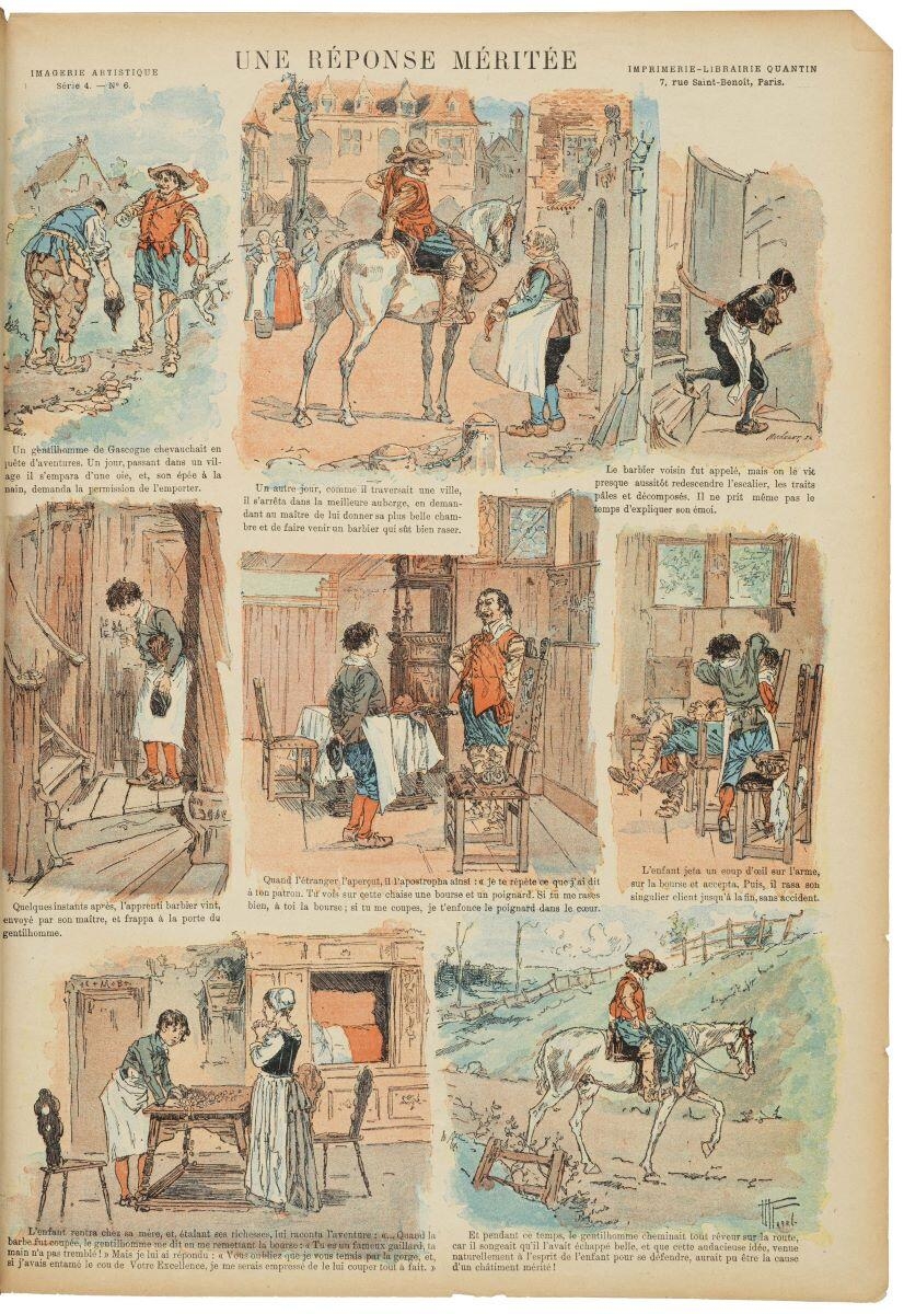 UNE RÉPONSE MÉRITÉE (titre inscrit)