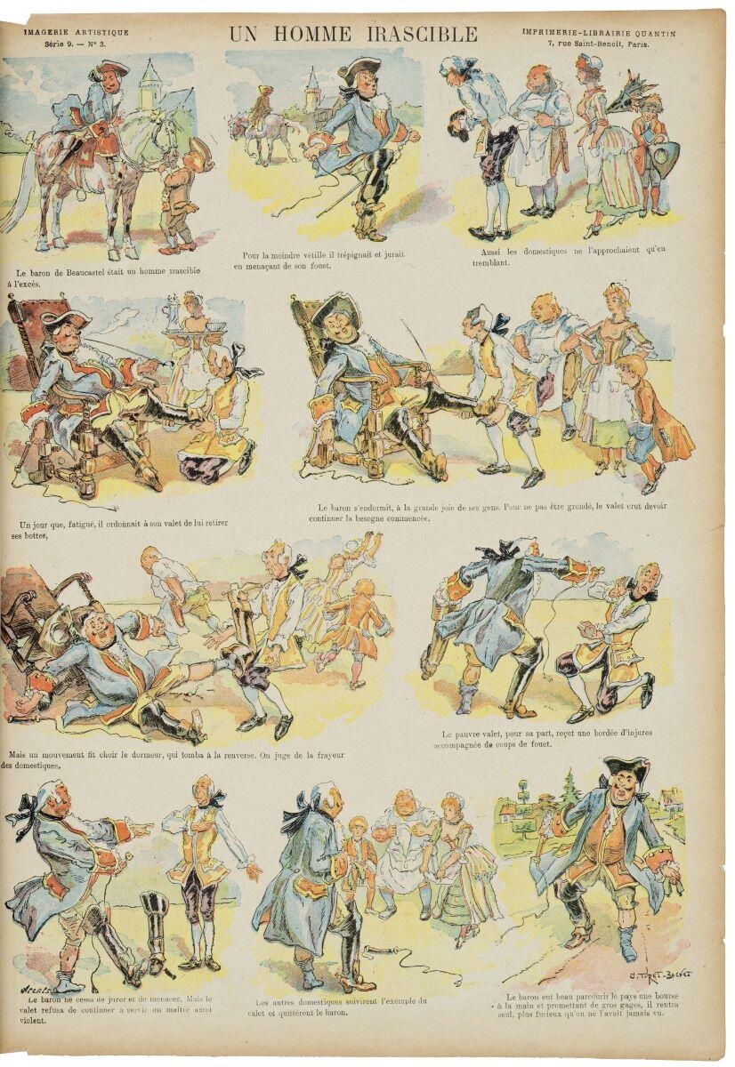 UN HOMME IRASCIBLE (titre inscrit)