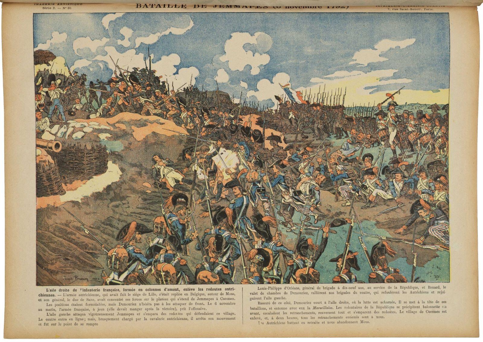 BATAILLE DE JEMMAPES (6 novembre 1792) (titre inscrit)