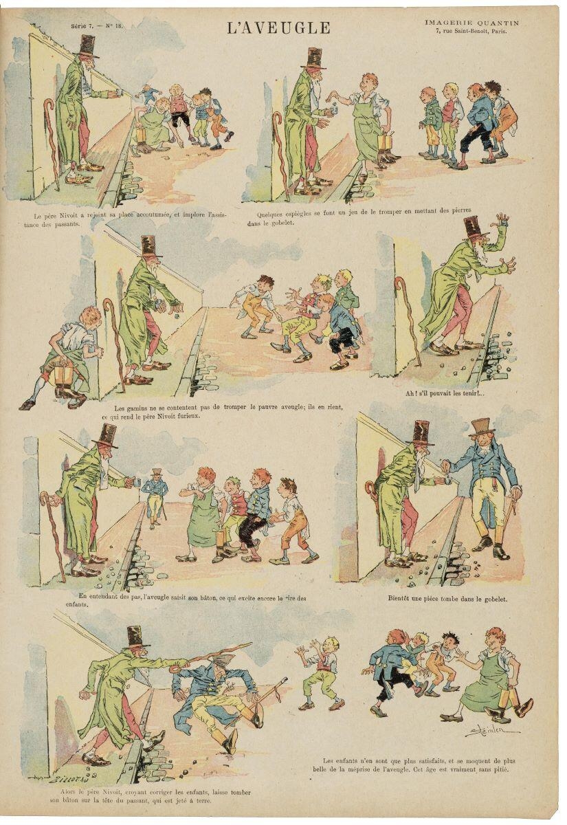 L’AVEUGLE (titre inscrit)