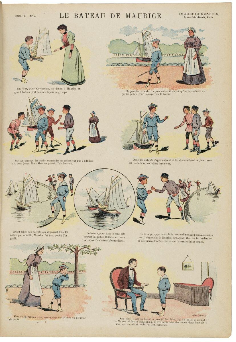 LE BATEAU DE MAURICE (titre inscrit)