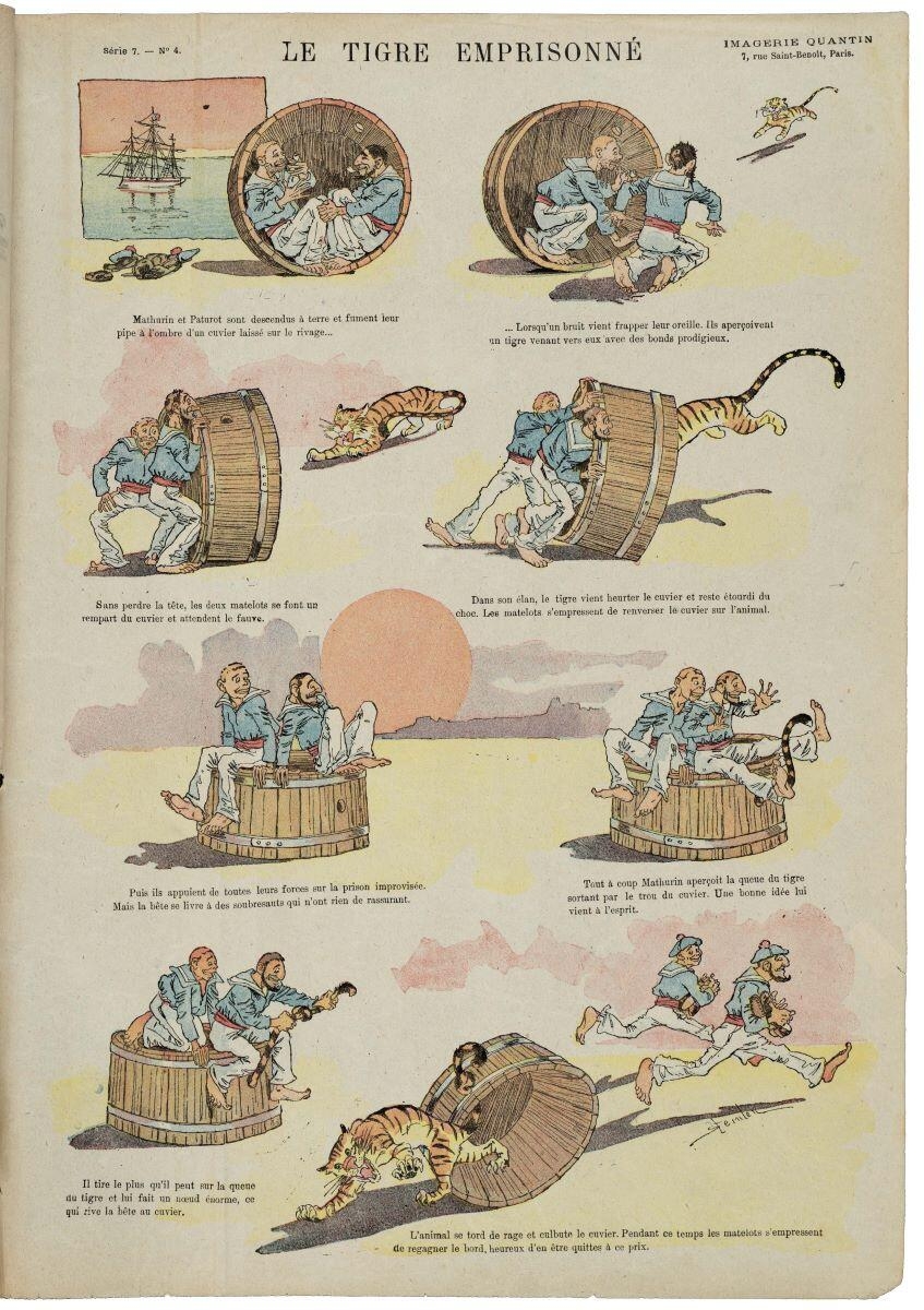 LE TIGRE EMPRISONNÉ (titre inscrit)