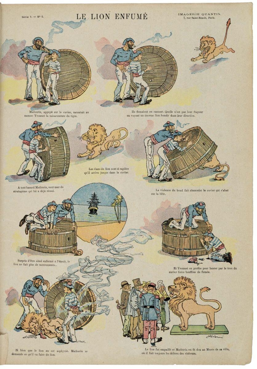 LE LION ENFUMÉ (titre inscrit)