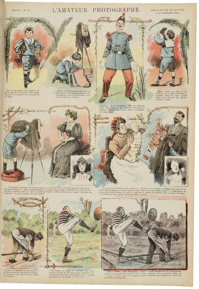 L’AMATEUR PHOTOGRAPHE (titre inscrit)