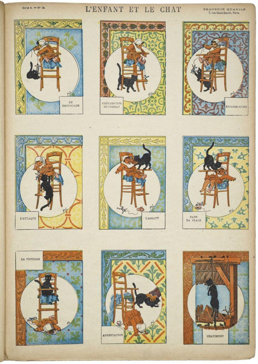 L’ENFANT ET LE CHAT (titre inscrit)
