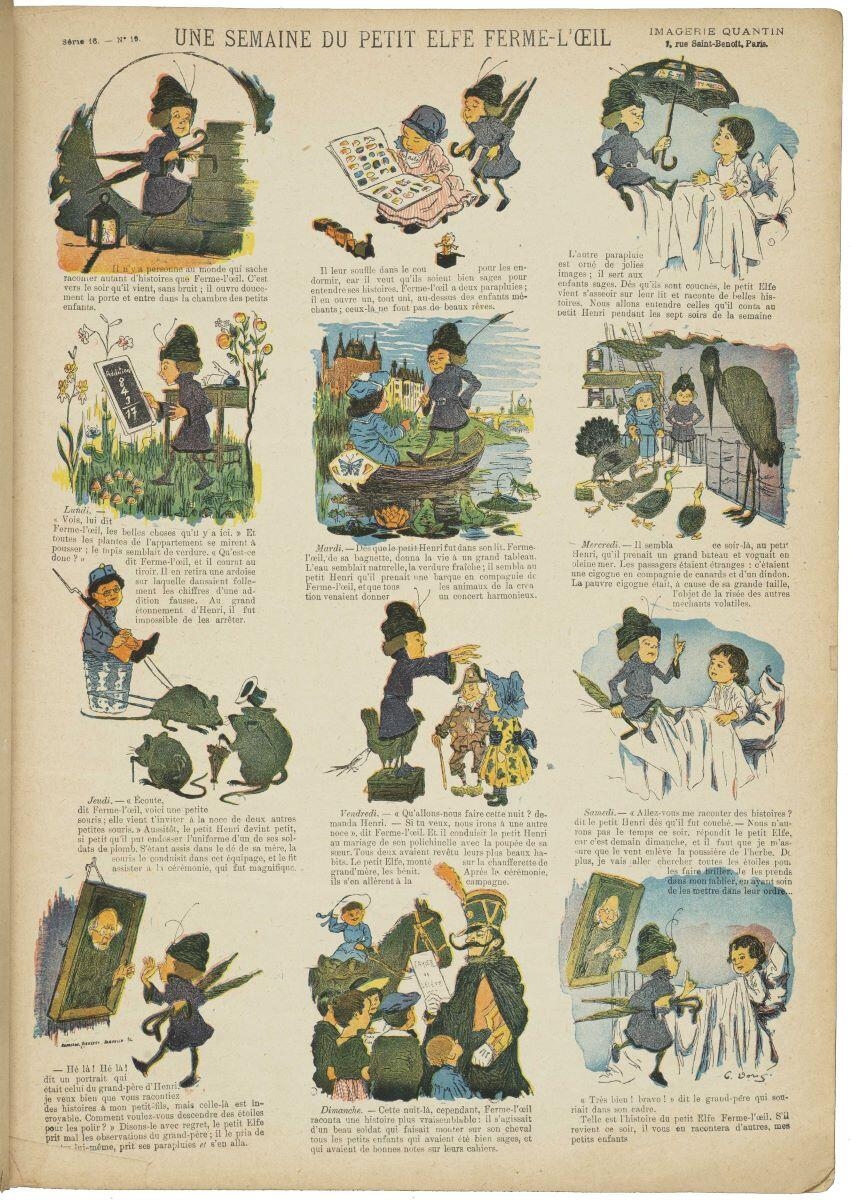 UNE SEMAINE DU PETIT ELFE FERME-L’OEIL (titre inscrit)