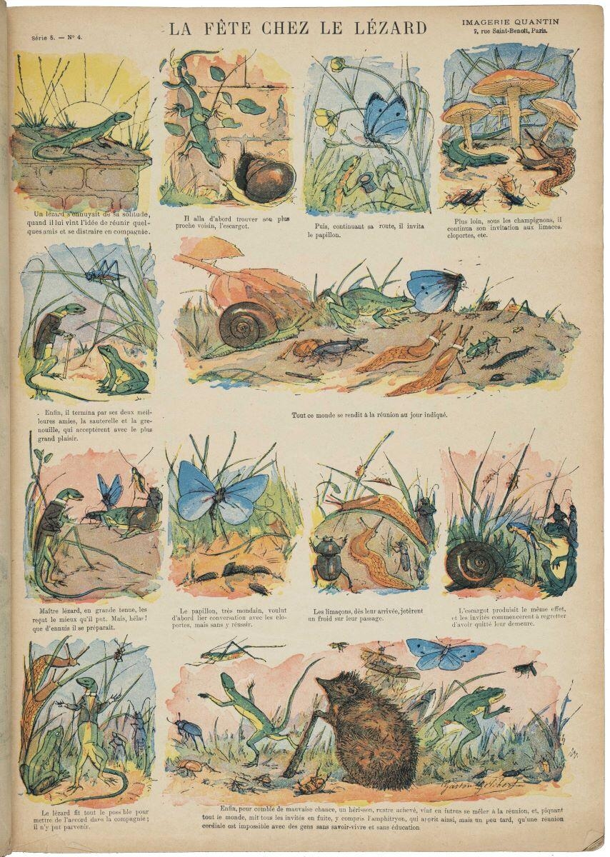 LA FÊTE CHEZ LE LÉZARD (titre inscrit)