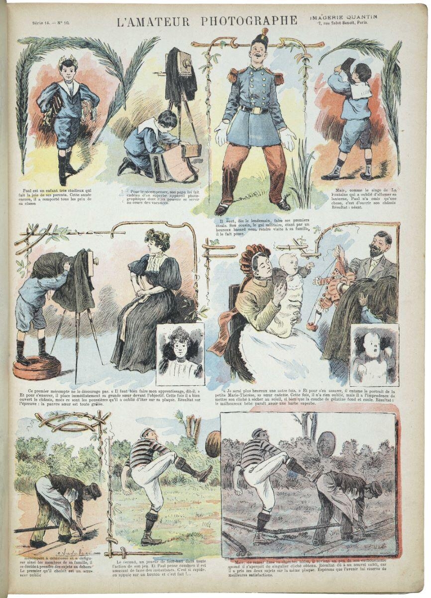 L’AMATEUR PHOTOGRAPHE (titre inscrit)