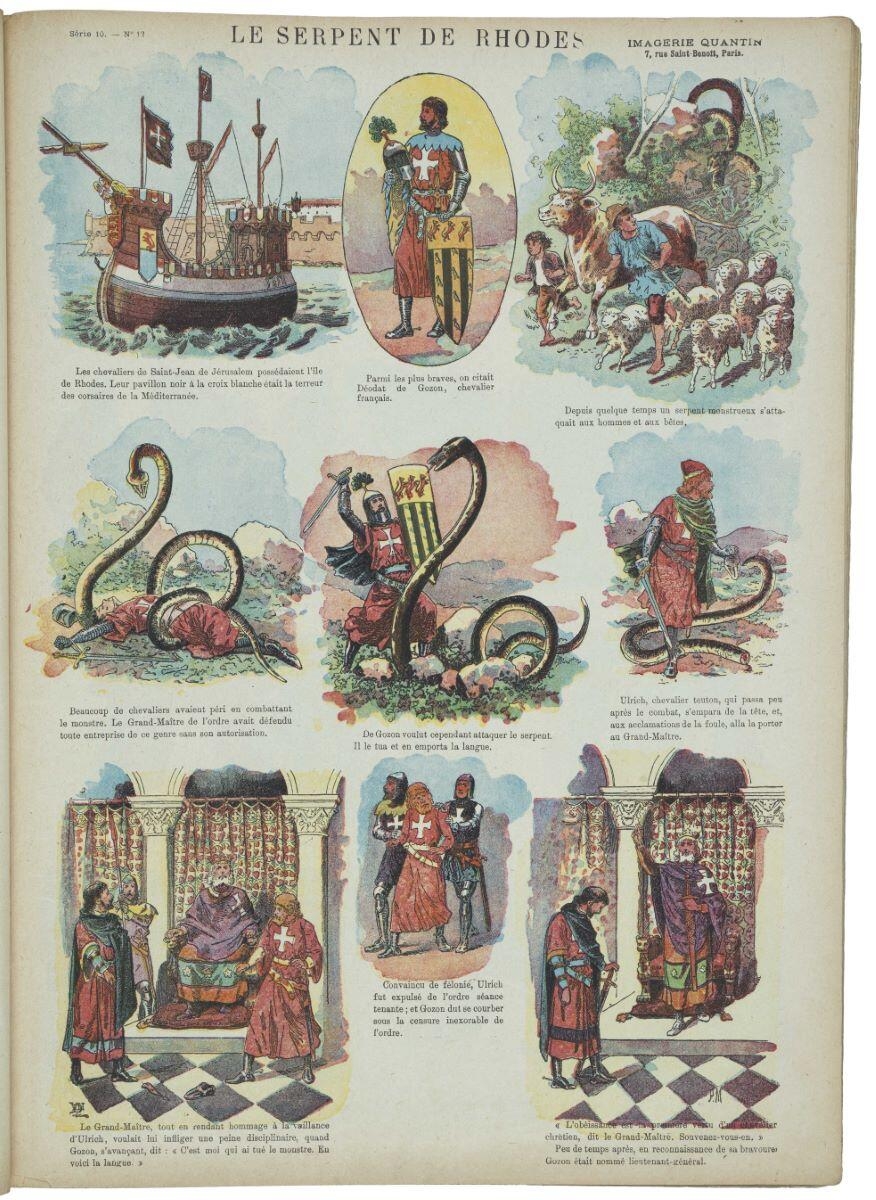 LE SERPENT DE RHODES (titre inscrit)