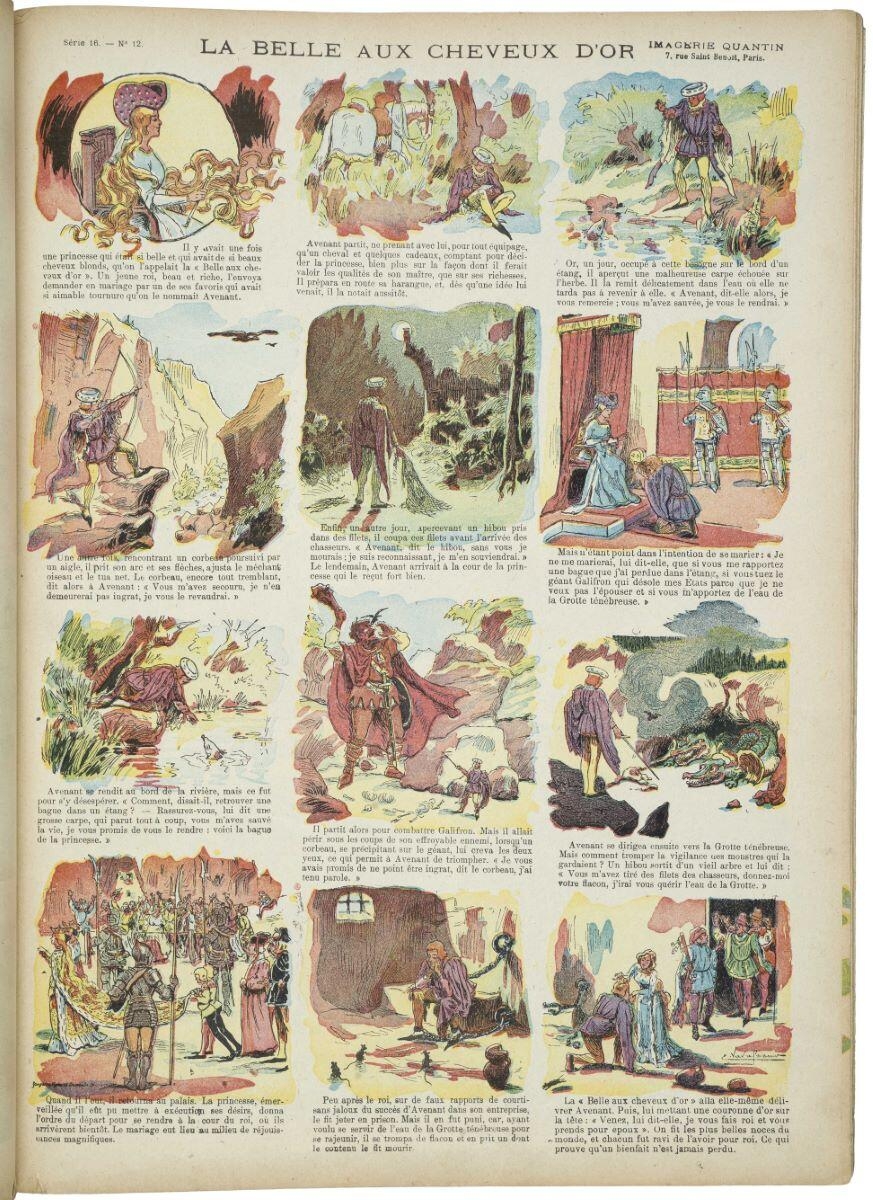 LA BELLE AUX CHEVEUX D'OR (titre inscrit)