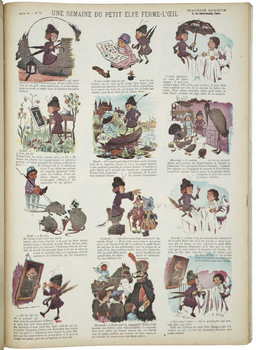 UNE SEMAINE DU PETIT ELFE FERME-L’OEIL (titre inscrit)