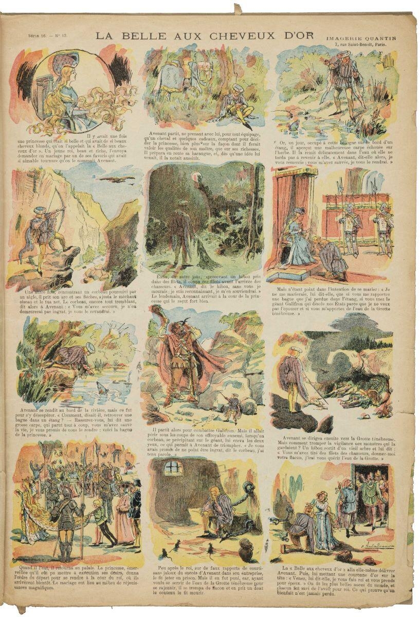 LA BELLE AUX CHEVEUX D'OR (titre inscrit)