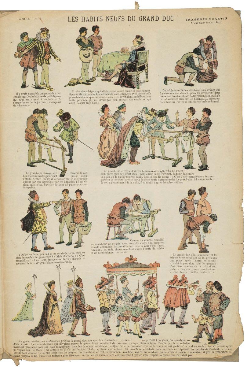 LES HABITS NEUFS DU GRAND DUC (titre inscrit)