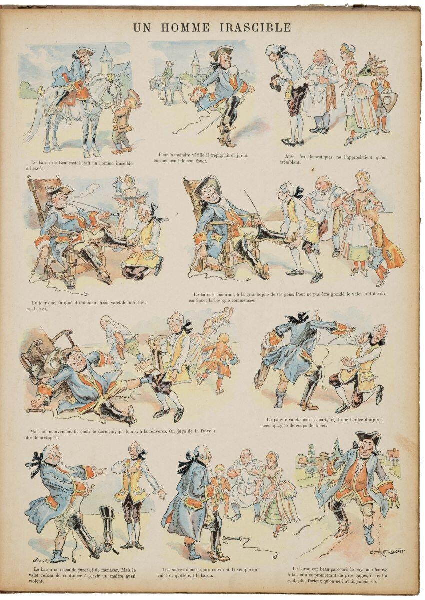 UN HOMME IRASCIBLE (titre inscrit)