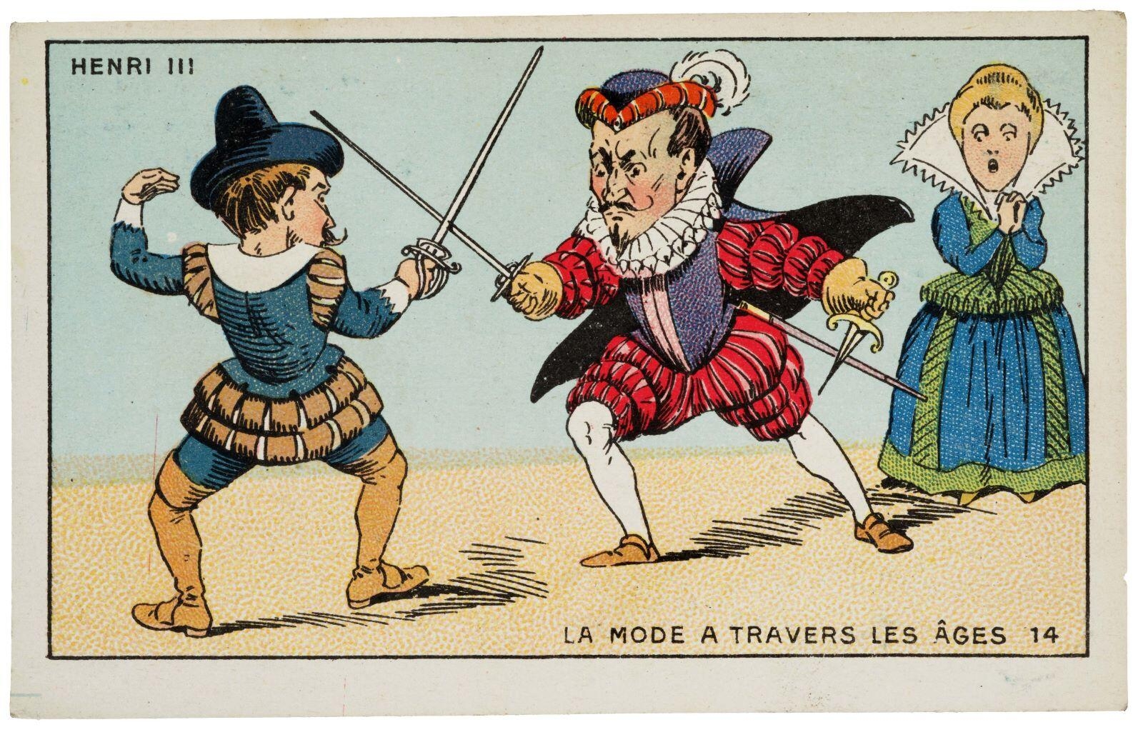 LA MODE A TRAVERS LES ÂGES 14 / HENRI III (titre inscrit)