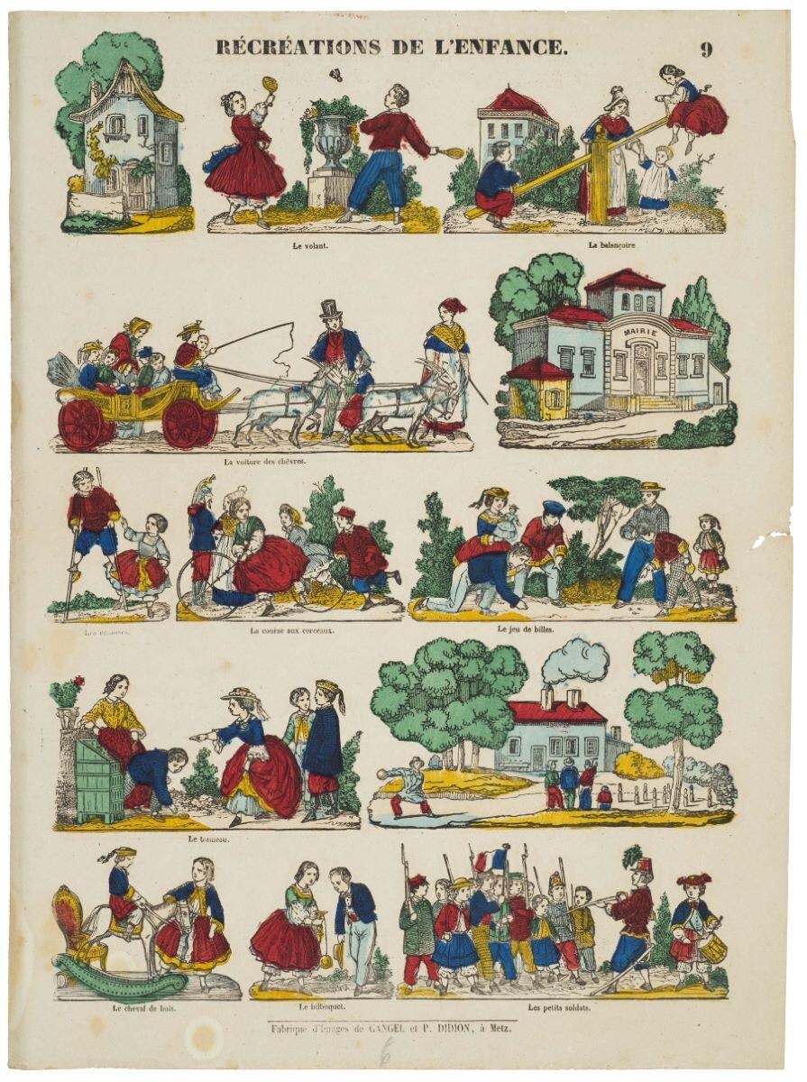 RÉCRÉATIONS DE L'ENFANCE. 9 (titre inscrit)