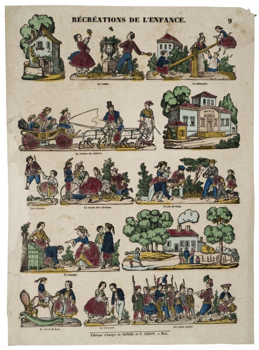 RÉCRÉATIONS DE L'ENFANCE. 9 (titre inscrit)