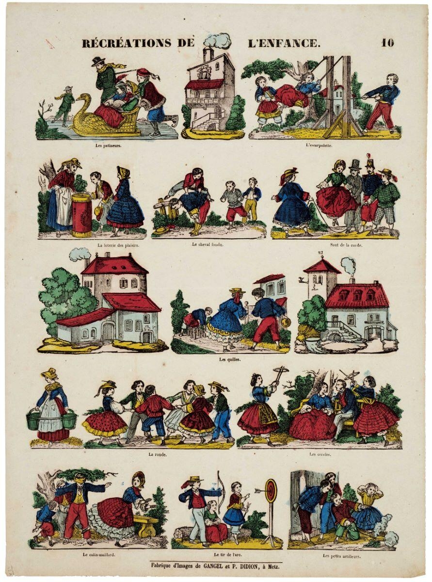 RÉCRÉATIONS DE L'ENFANCE. 10 (titre inscrit)