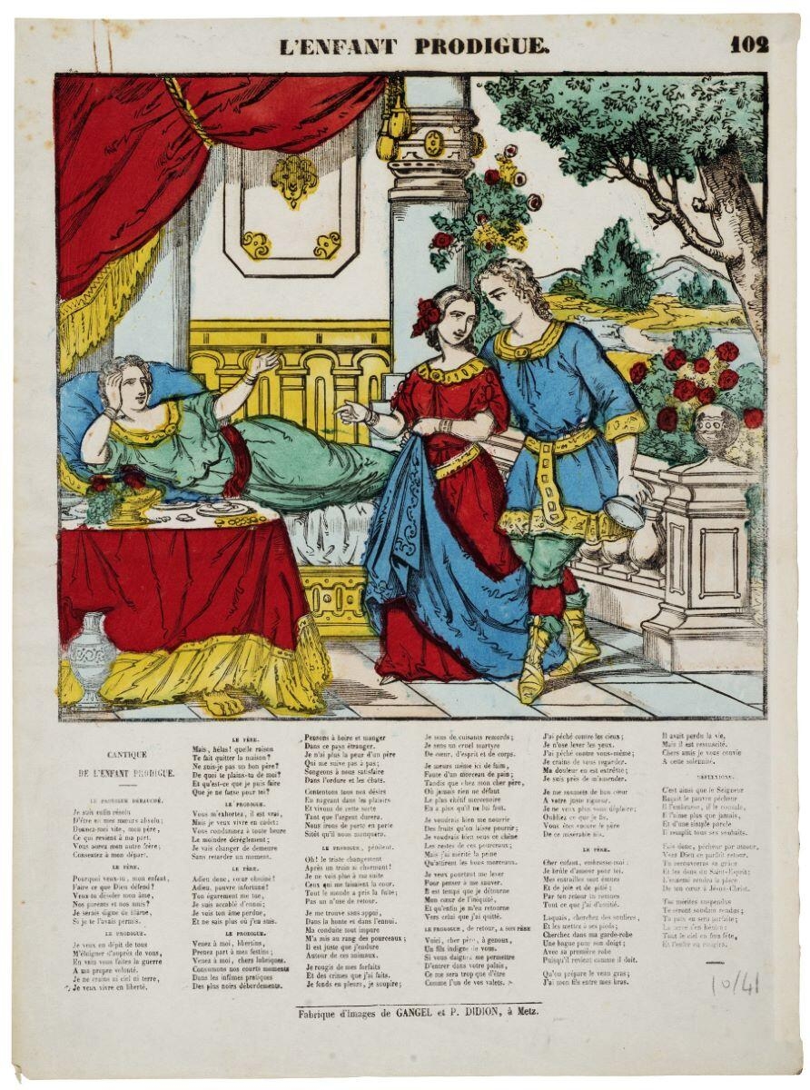 L'ENFANT PRODIGUE. 102 (titre inscrit)