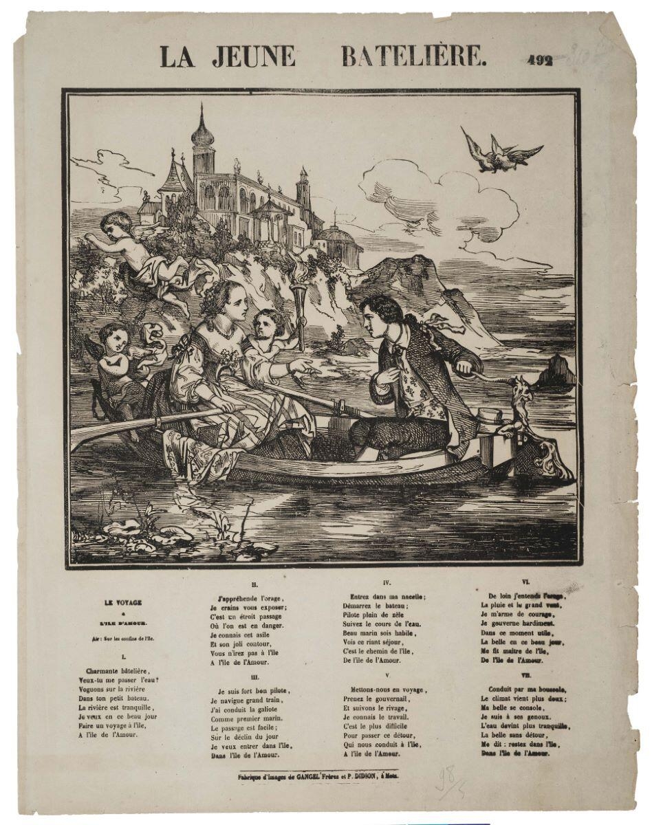LA JEUNE BATELIÈRE. 492 (titre inscrit)