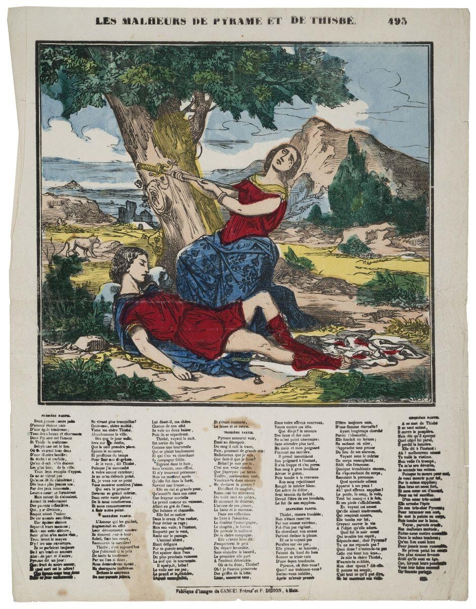 LES MALHEURS DE PYRAME ET DE THISBÉ. 493 (titre inscrit)