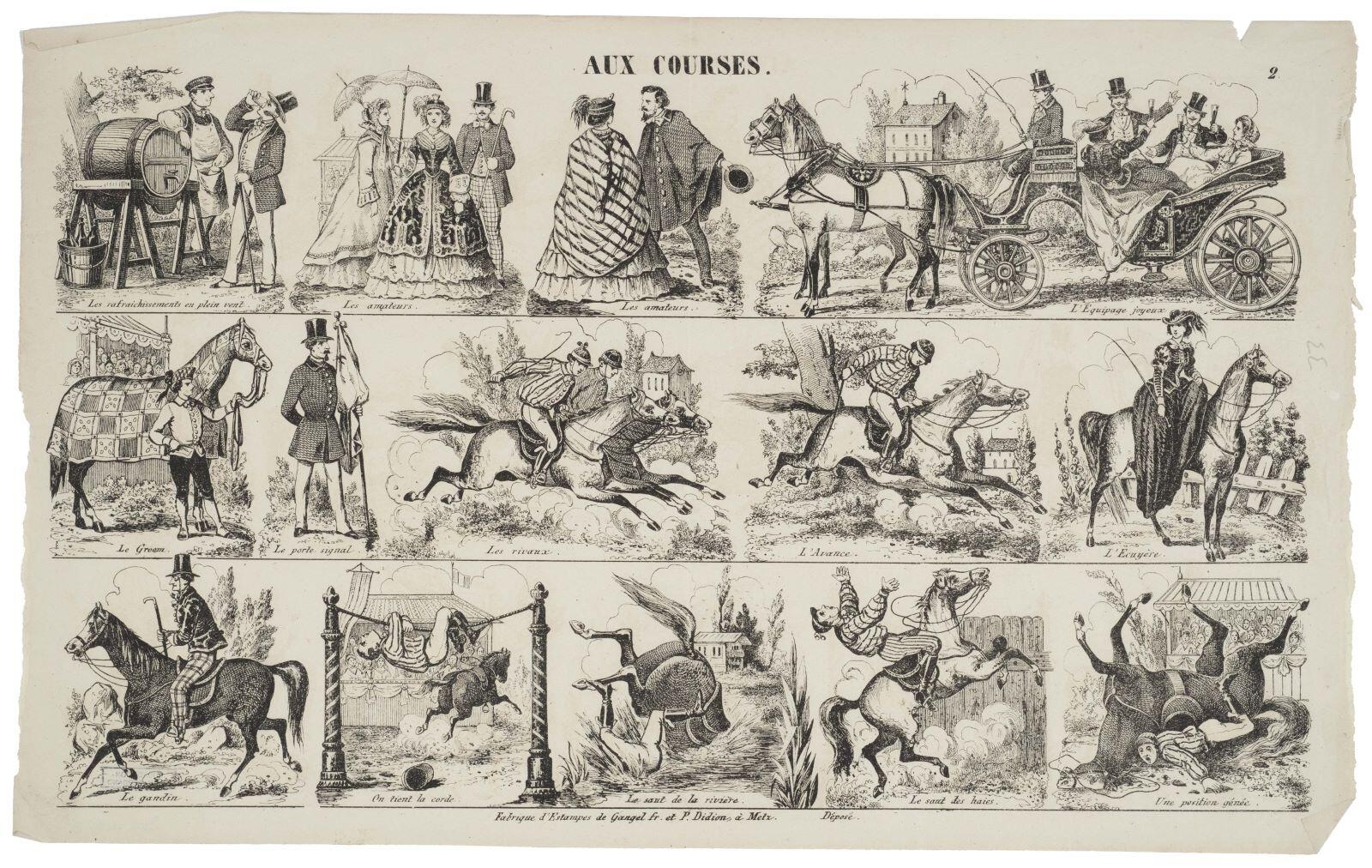 AUX COURSES. 2. (titre inscrit)