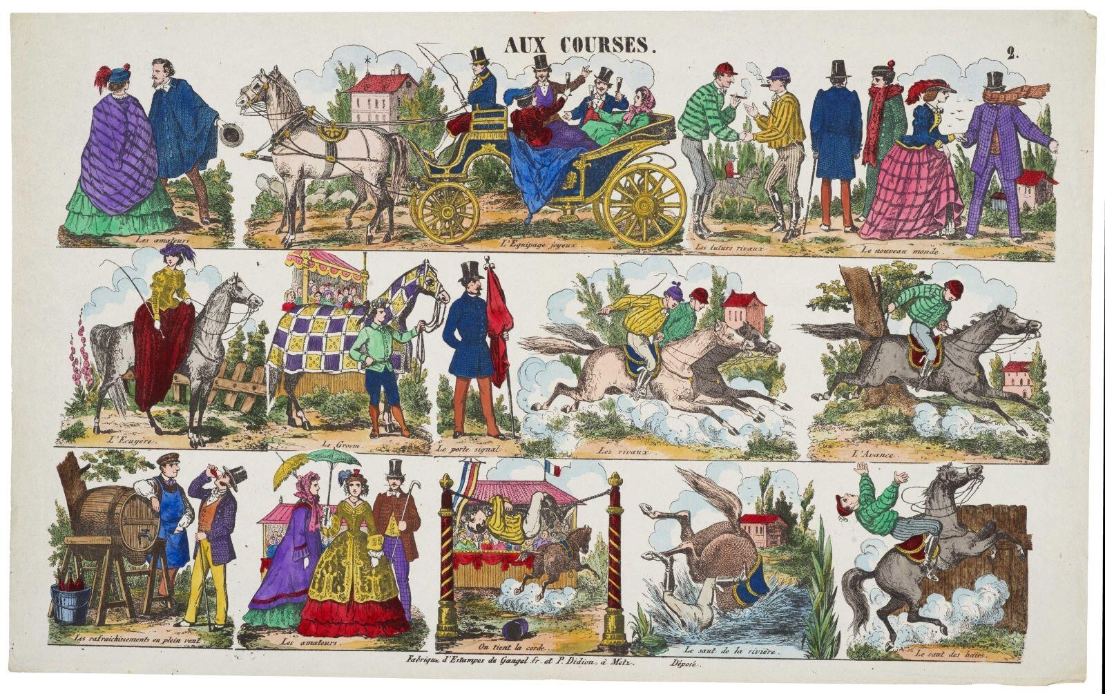 AUX COURSES. 2. (titre inscrit)