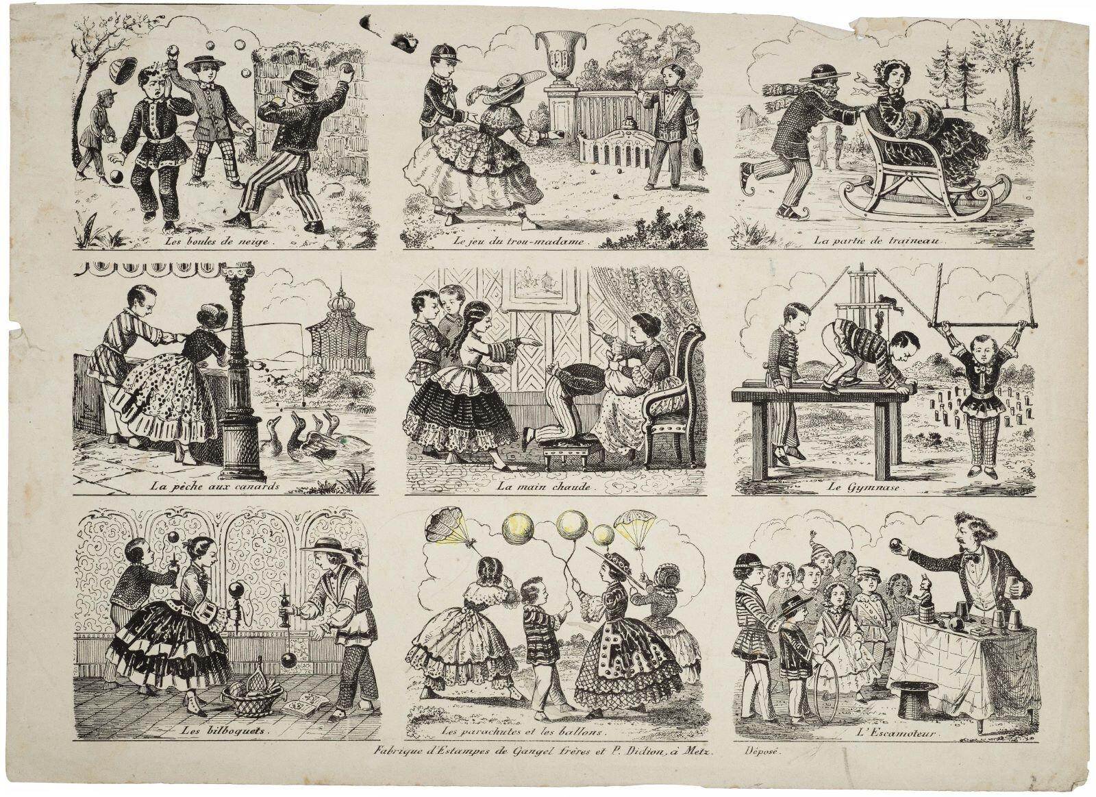Les plaisirs de l'enfance ou jeux d'enfants (titre factice)