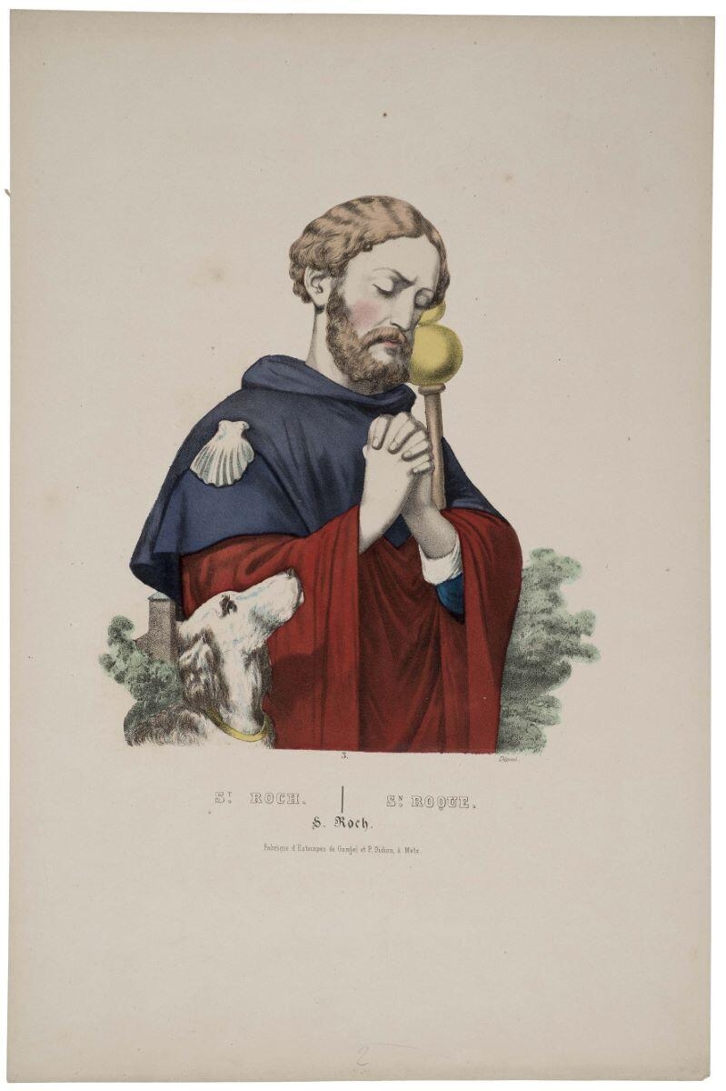 ST. ROCH. 3. (titre inscrit fr., esp., all.)