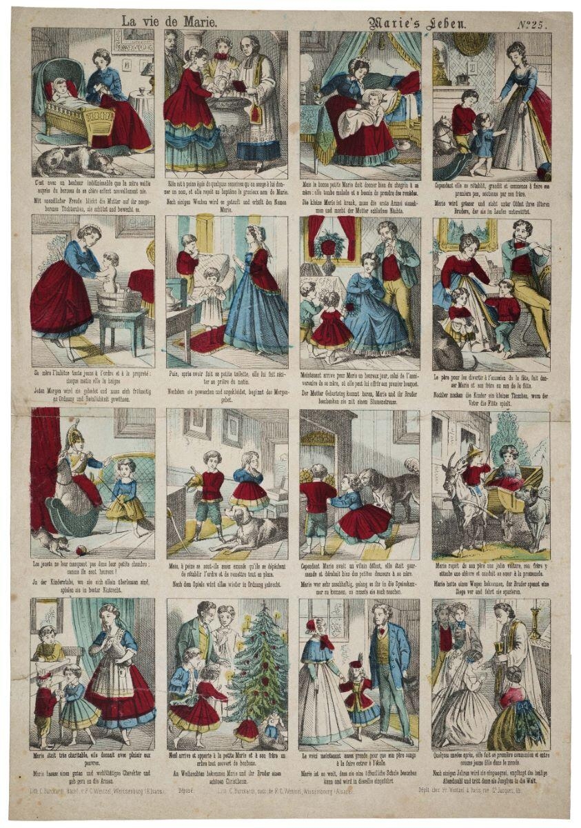 La vie de Marie. N°= 25. (titre inscrit fr., all.)