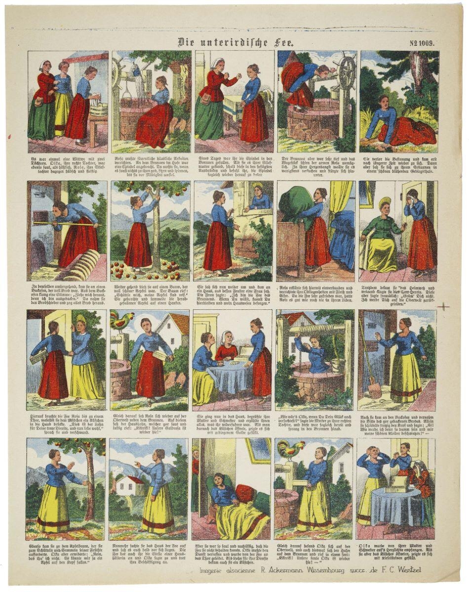 Die unterirrdische Fee. N°= 1009. (titre inscrit all.) ; la fée souterraine (titre factice)