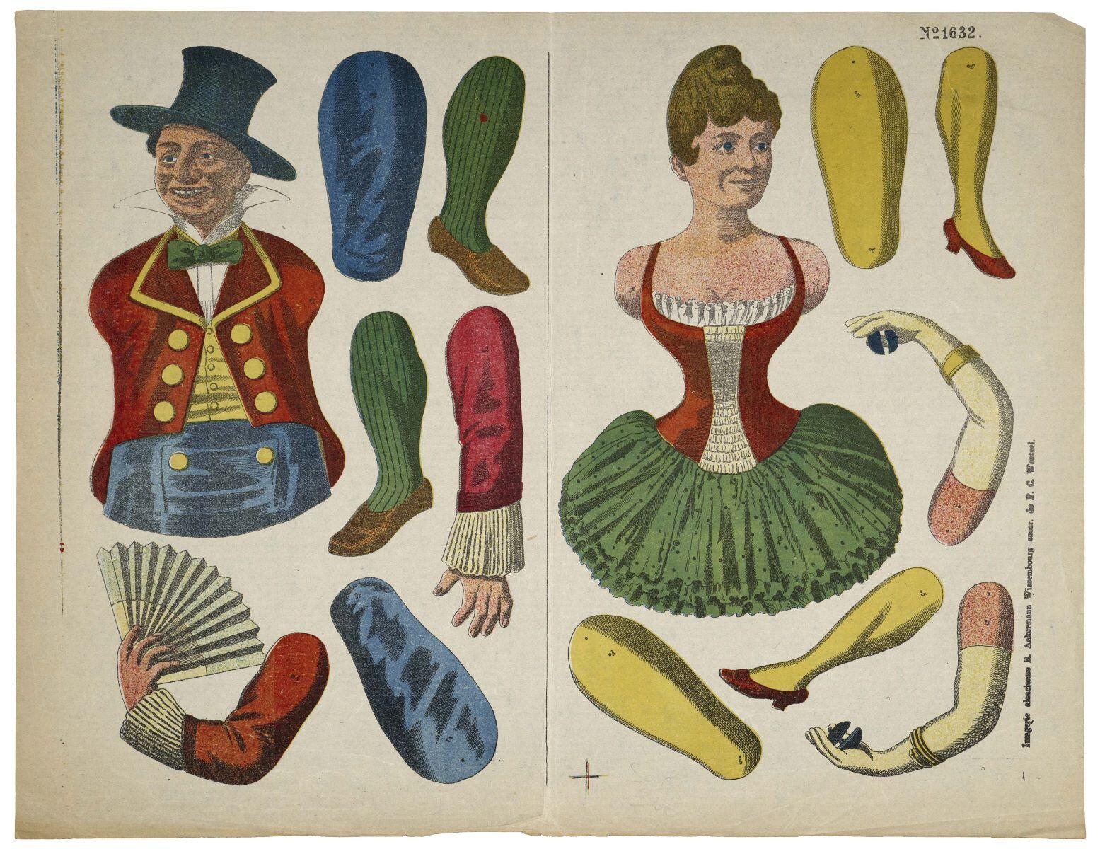 N°= 1632. (titre inscrit) ; pantins (titre factice)