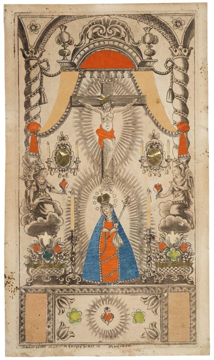 Schmerzvolle Mütter in herzogspittal in München (titre inscrit all.)