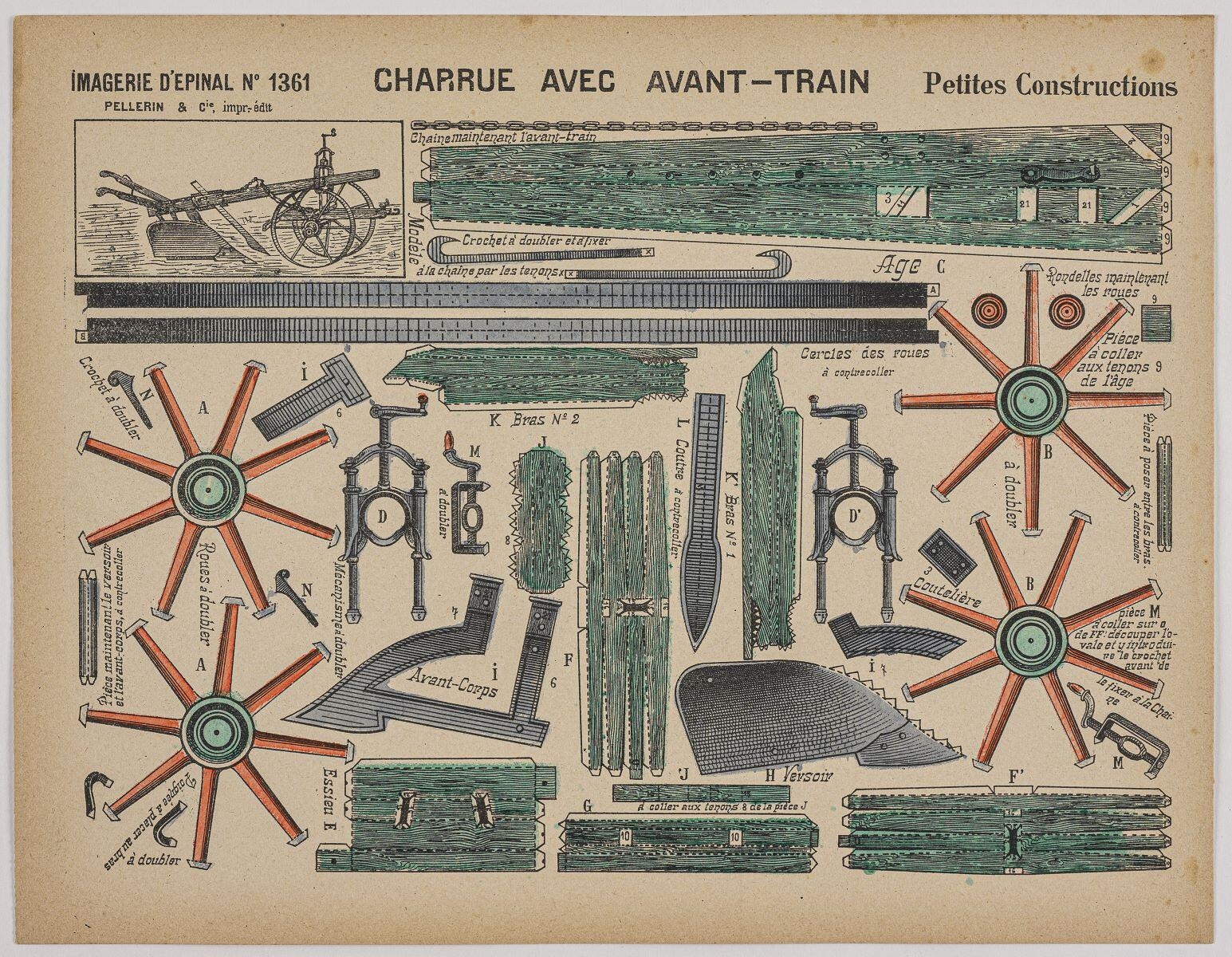 CHARRUE AVEC AVANT-TRAIN (titre inscrit)