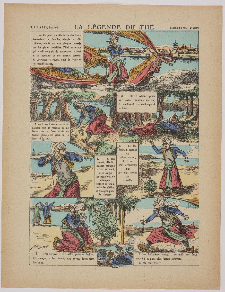 LA LEGENDE DU THE (titre inscrit)