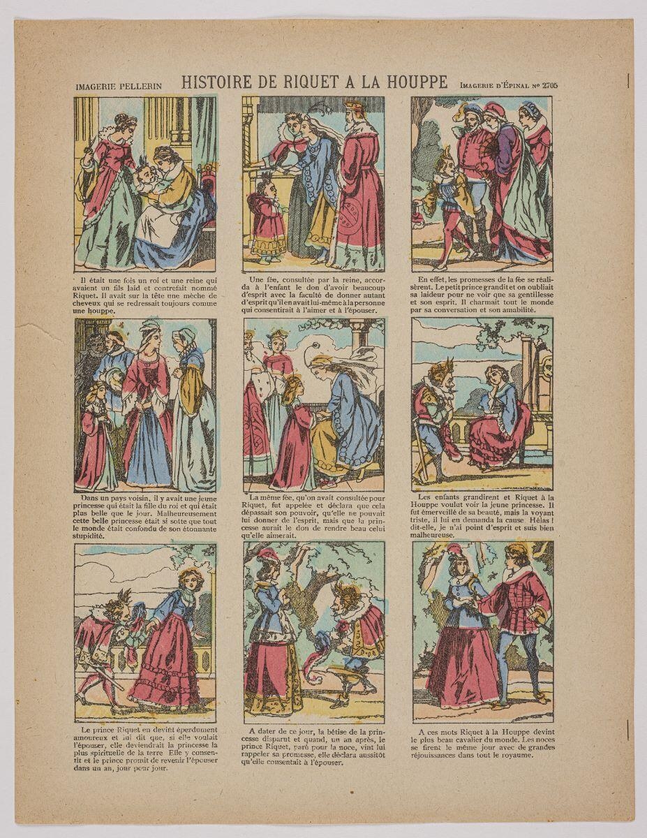 HISTOIRE DE RIQUET A LA HOUPPE (titre inscrit)