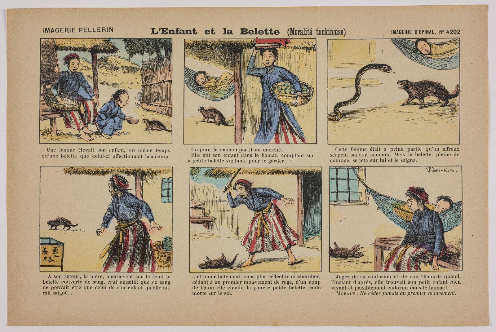 L'Enfant et la Belette (Moralité tonkinoise) (titre inscrit)
