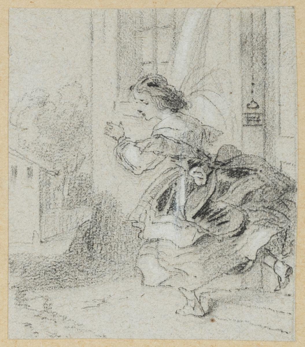 Dessins originaux de Charles Pinot / Les petites filles désobéissantes (titre factice)